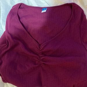 Old Navy Berry Colored Top